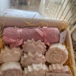 Vendora Set αρωματικά σαπούνια γλυκερίνης σε κουτι Bamboo