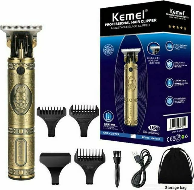 Vendora Επαγγελματική επαναφορτιζόμενη ξυριστική-κουρευτική μηχανή και Trimmer Kemei 3 Vendora Επαγγελματική επαναφορτιζόμενη ξυριστική-κουρευτική μηχανή και Trimmer Kemei