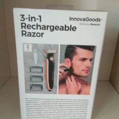 Vendora Επαναφορτιζόμενη Ηλεκτρική Ξυριστική Μηχανή Ακριβείας 3 σε 1 InnovaGoods -vendora shop 2e3c8bd62fba3a25ec5ad129418c957f1bbf0fa7 xl