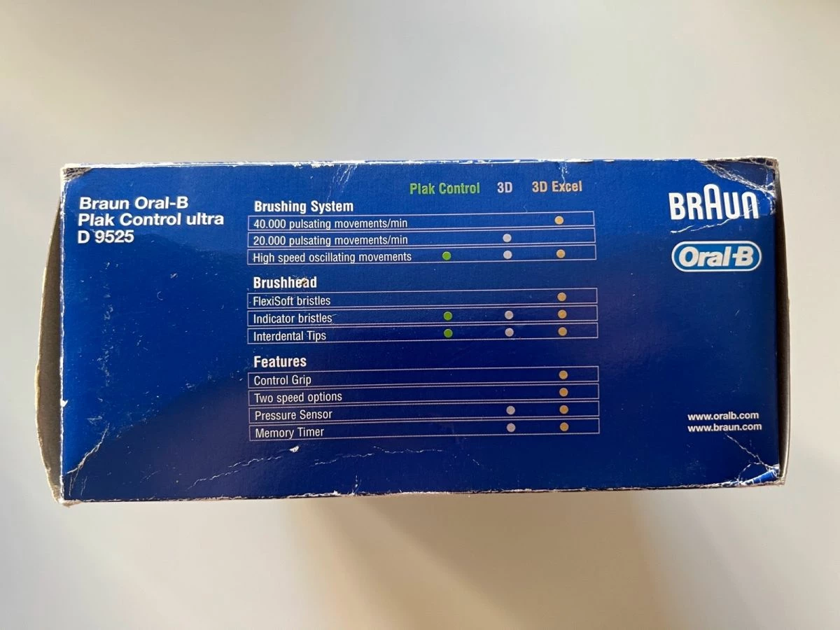 Vendora Braun Oral-B Plak Control D9525 Επαναφορτιζόμενη οδοντόβουρτσα 8 Vendora Braun Oral-B Plak Control D9525 Επαναφορτιζόμενη οδοντόβουρτσα - Image 6