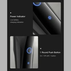 Vendora ΞΥΡΙΣΤΙΚΗ ΜΗΧΑΝΗ WARRIOR, ΚΕΦΑΛΗ 3D, ΕΠΑΝΑΦΟΡΤΙΖΟΜΕΝΗ, ΜΑΥΡΗ -vendora shop 4a116d4cd21aac19f1f29b0d8c58509dcd733cae xl