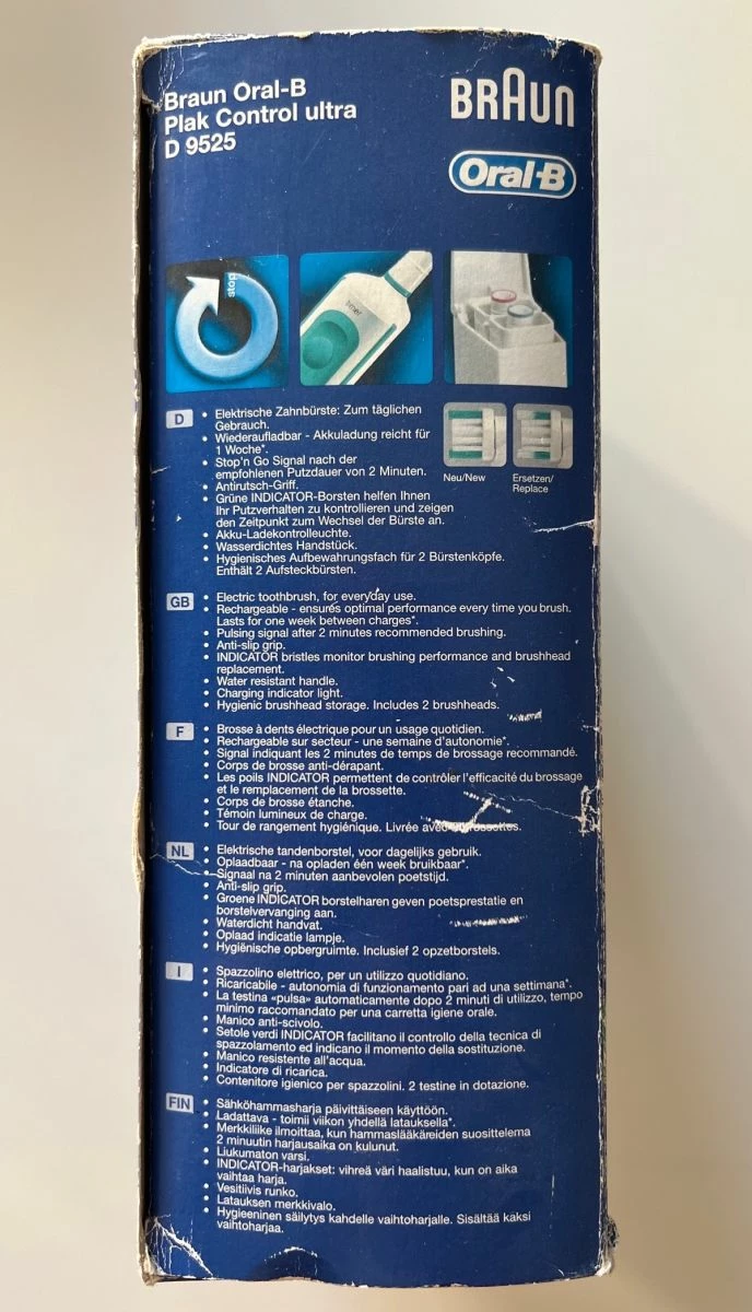 Vendora Braun Oral-B Plak Control D9525 Επαναφορτιζόμενη οδοντόβουρτσα 11 Vendora Braun Oral-B Plak Control D9525 Επαναφορτιζόμενη οδοντόβουρτσα - Image 9