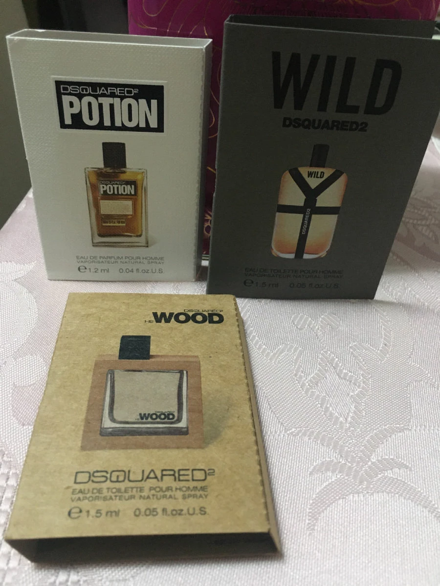 Vendora Dsquared δειγματα αρωμάτων - 3 μαζί 3 Vendora Dsquared δειγματα αρωμάτων - 3 μαζί