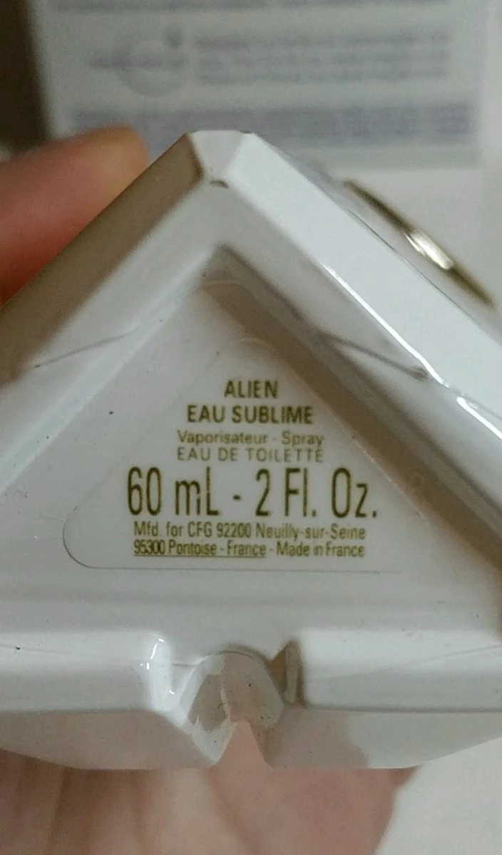 Vendora Alien Eau Sublime Mugler Limited Edition Rare 5 Vendora Alien Eau Sublime Mugler Limited Edition Rare - Image 3