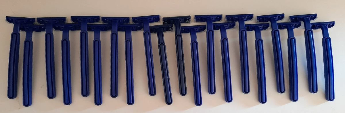 Vendora 20 απλά μπλε ξυραφάκια 3 Vendora 20 απλά μπλε ξυραφάκια