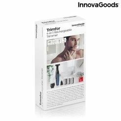 Vendora Πολυλειτουργική Εργονομική Επαναφορτιζόμενη Ξυριστική Μηχανή 4 σε 1 Trimfor InnovaGoods -vendora shop 91621911d45ff5c75dcfe473cc14ea875ef01f52 xl