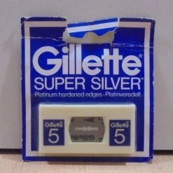 Vendora Gillette Super Silver παλιό σετ 5 ανταλλακτικών λεπίδων