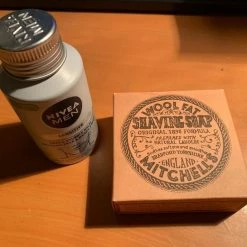 Vendora Mitchells Wool Fat Soap Refill & Nivea Aftershave Balm