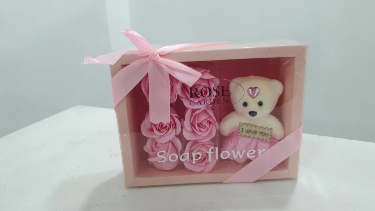 Vendora Διακοσμητικό Ροζ Σαπούνι 3 Vendora Διακοσμητικό Ροζ Σαπούνι