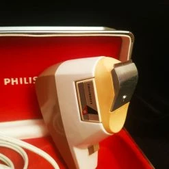 Vendora 60's - Vintage Philisave Man 2 Heads 1604 Art Deco - στο Οriginal κουτί της, πλήρως λειτουργική και καθαρή - Ηλεκτρική ξυριστική μηχανή για άντρες. -vendora shop b747eddbde69e713f913a56a6f71ff96b66ad99a xl