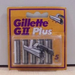 Vendora Gillette GII Plus παλιό σετ 5 ανταλλακτικών λεπίδων