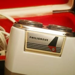 Vendora 60's - Vintage Philisave Man 2 Heads 1604 Art Deco - στο Οriginal κουτί της, πλήρως λειτουργική και καθαρή - Ηλεκτρική ξυριστική μηχανή για άντρες. -vendora shop f446a107542a8ebee35c5104da7a6f15b9ec05b7 xl