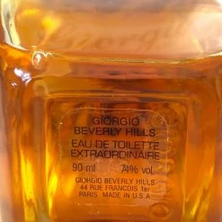 Vendora GIORGIO BEVERLY HILLS Eau De Toilette Extraordinaire Natural Spray 90ml. VINTAGE!! Original Formula! -vendora shop f6704703114bf4af5bd4b49ad4eddf80fb8817ca xl
